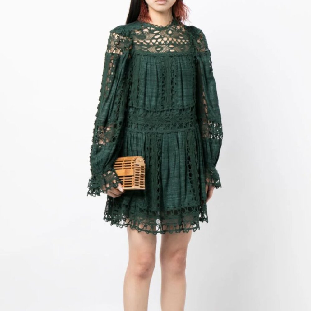 Brand New (w tags, bag + hanger) ULLA JOHNSON "Lata" Handmade Dress - Picture 2 of 16